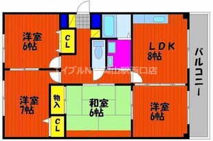 下中野グランヴェールⅡの物件間取画像